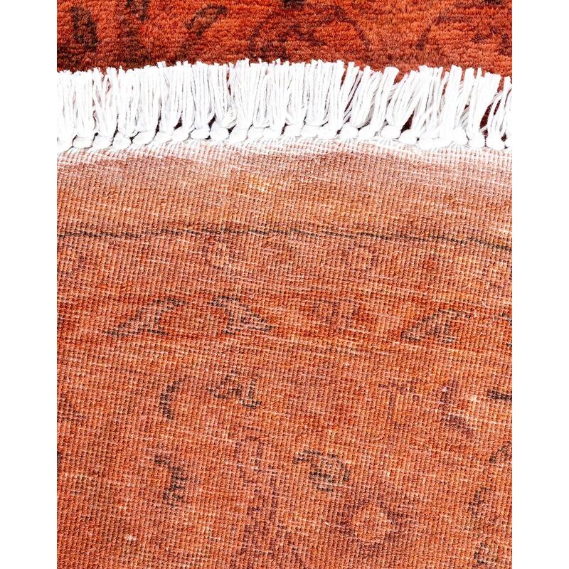 Fine Vibrance One-of-a-Kind Hand-Knotted Area Rug - Pink, 5' 7" x 5' 7" - 5' 7" x 5' 7"
