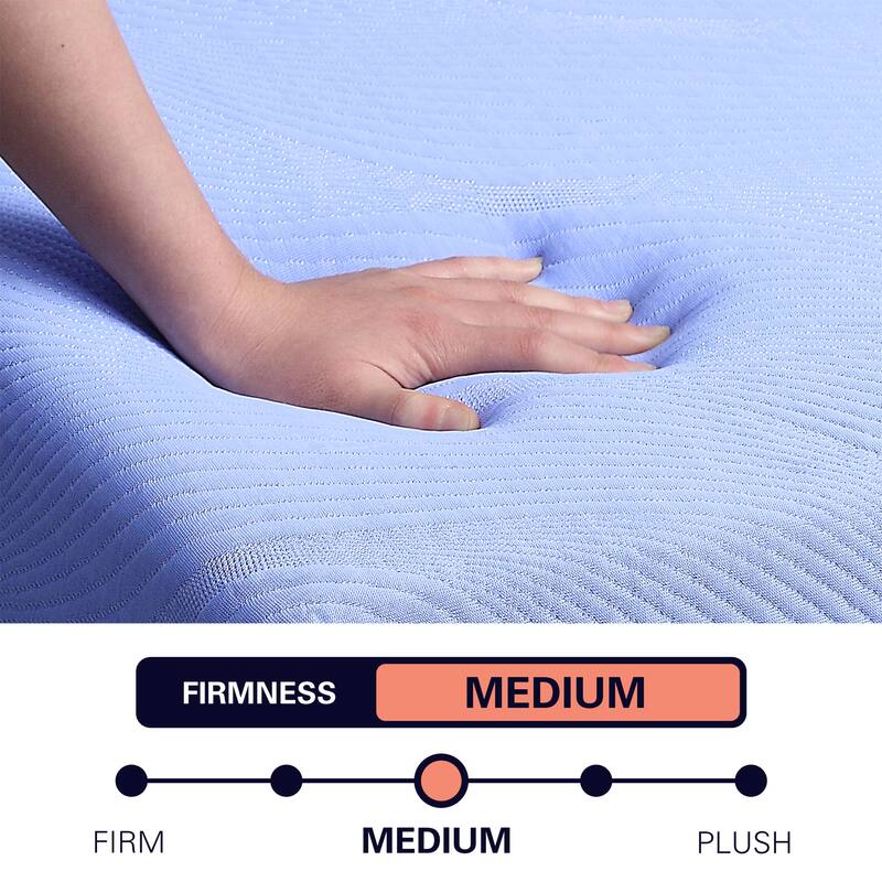 12-Inch Flex Top Memory Foam Hybrid Mattress with Adjustable Base, Queen Size