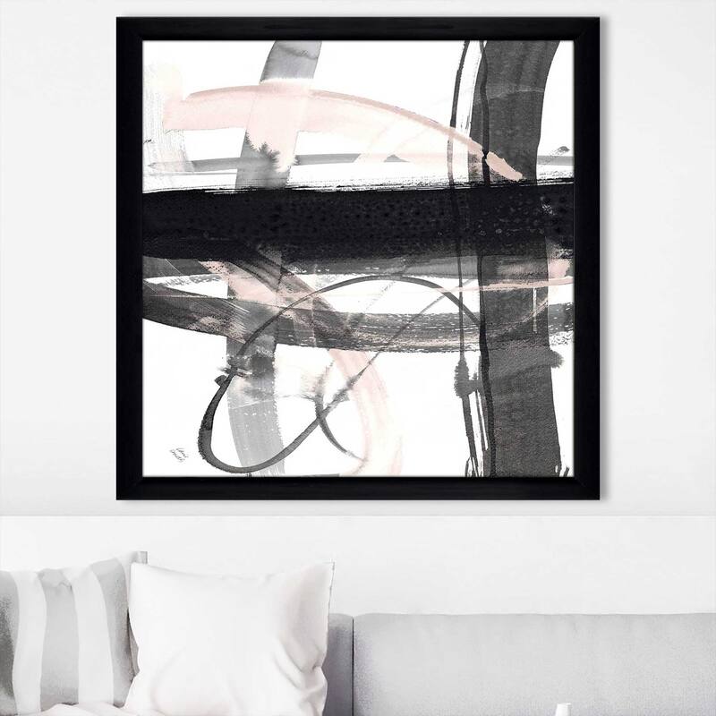 "Urban Vibe With Blush II (Square)" Print on Acrylic