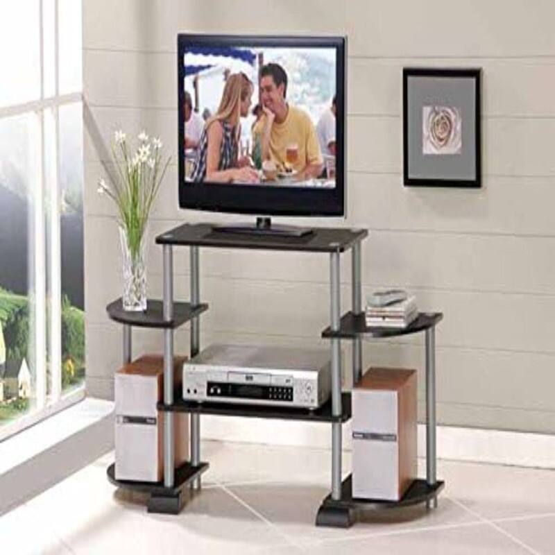 Rounded Corner TV Entertainment Center