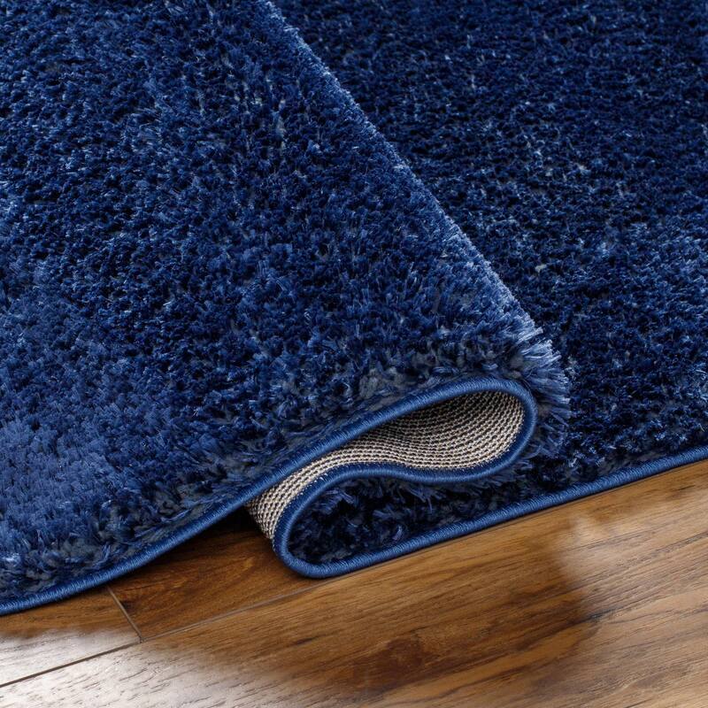 Livabliss Cloudy Shag Vibrant Solid Plush Area Rug