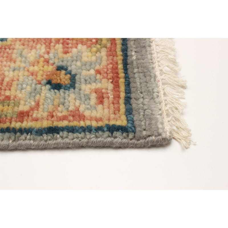ECARPETGALLERY Hand-knotted Jules Serapi Grey Wool Rug - 5'0 x 8'2