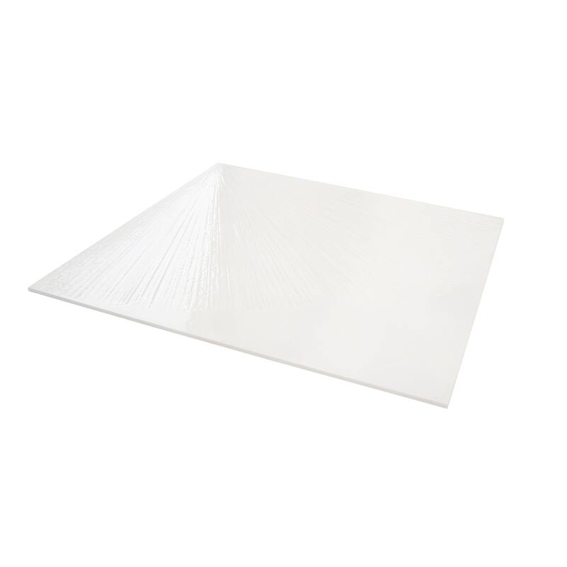 Imprint 36x36 White Porcelain Large Format Square Dandelion Wall and Floor Tile (17.67 sq ft/case) - 2 Pack