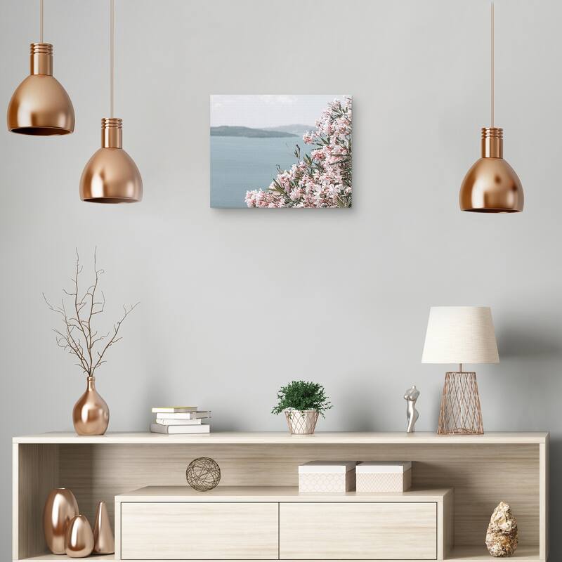 Summer In Santorini Canvas Art Print