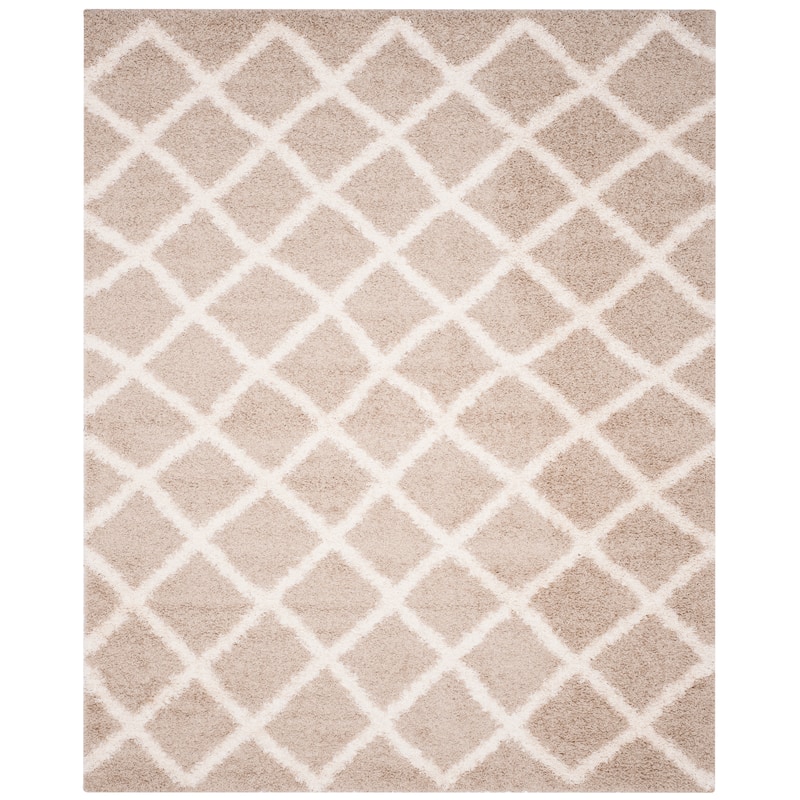 SAFAVIEH, Dallas Shag Rashmi Trellis 1.5-inch Thick Rug - 11' x 15'