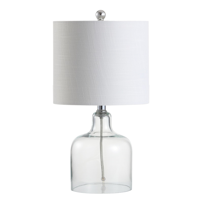 Owen 19" Glass Bell LED Table Lamp, Gold by JONATHAN Y
