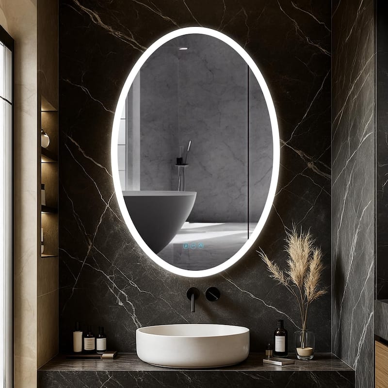 Blossom 24x36 Inch LED Medicine Cabinet, Lighted Mirror, Anti-Fog - Right Hinge