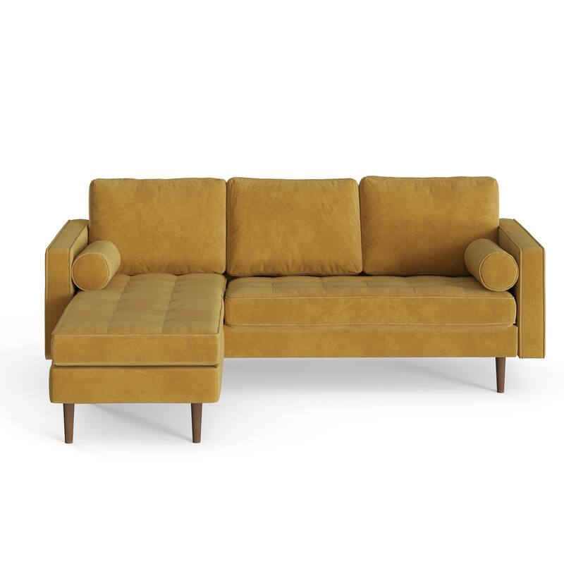 Bloomfield Velvet Reversible Sectional
