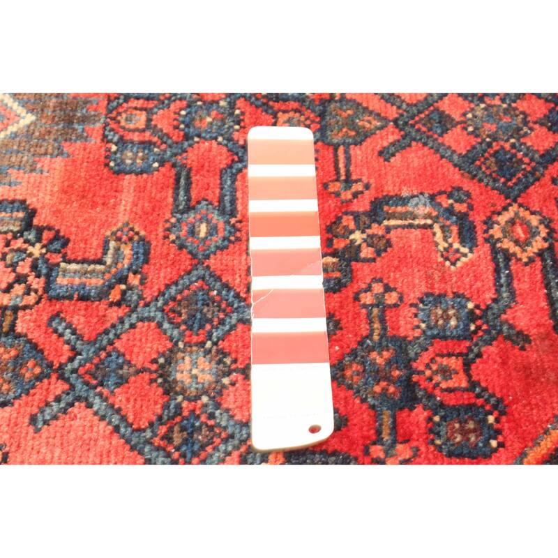 ECARPETGALLERY Hand-knotted Andelz Red Wool Rug - 4'1 x 6'7