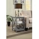 preview thumbnail 25 of 67, Convenience Concepts Oxford End Table with Shelves