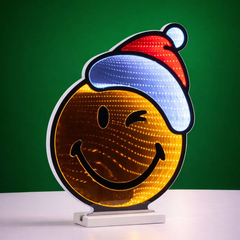 SmileyWorld(R) Holiday Santa Ekkolight 16"H