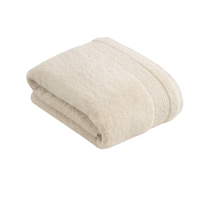 VOSSEN Soft & Fluffy Fast Drying Bath Sheet - Balance Line - 39x59" - Sand