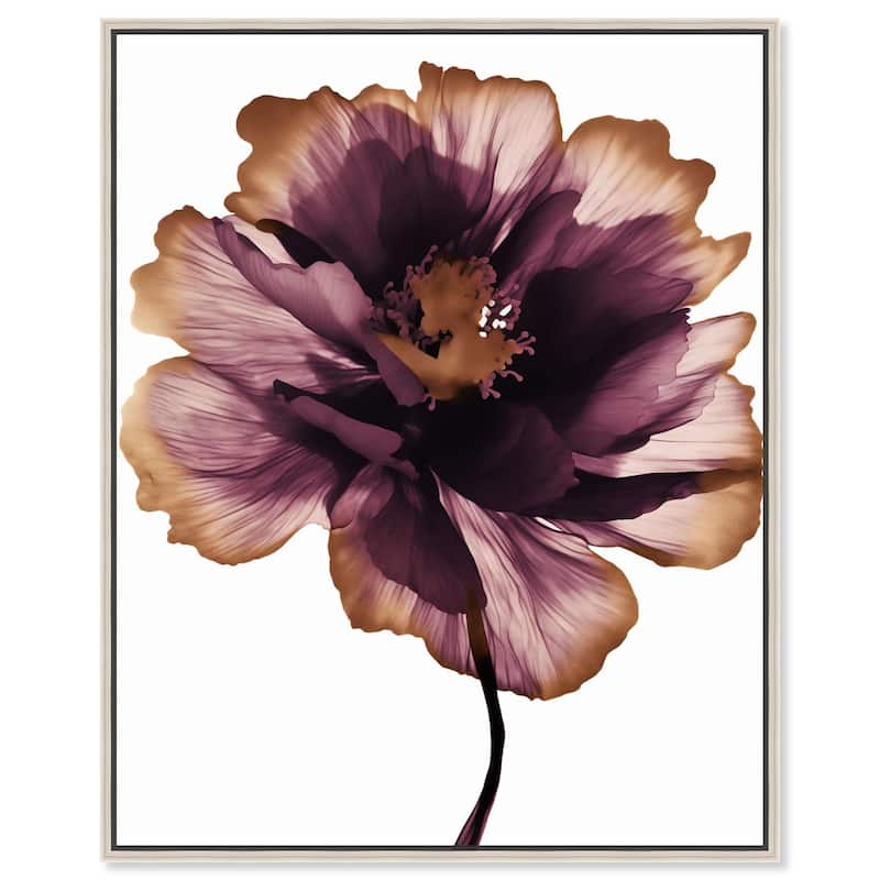 Lilac Blooming II Canvas by Art Remedy - 20" x 24" - Silver