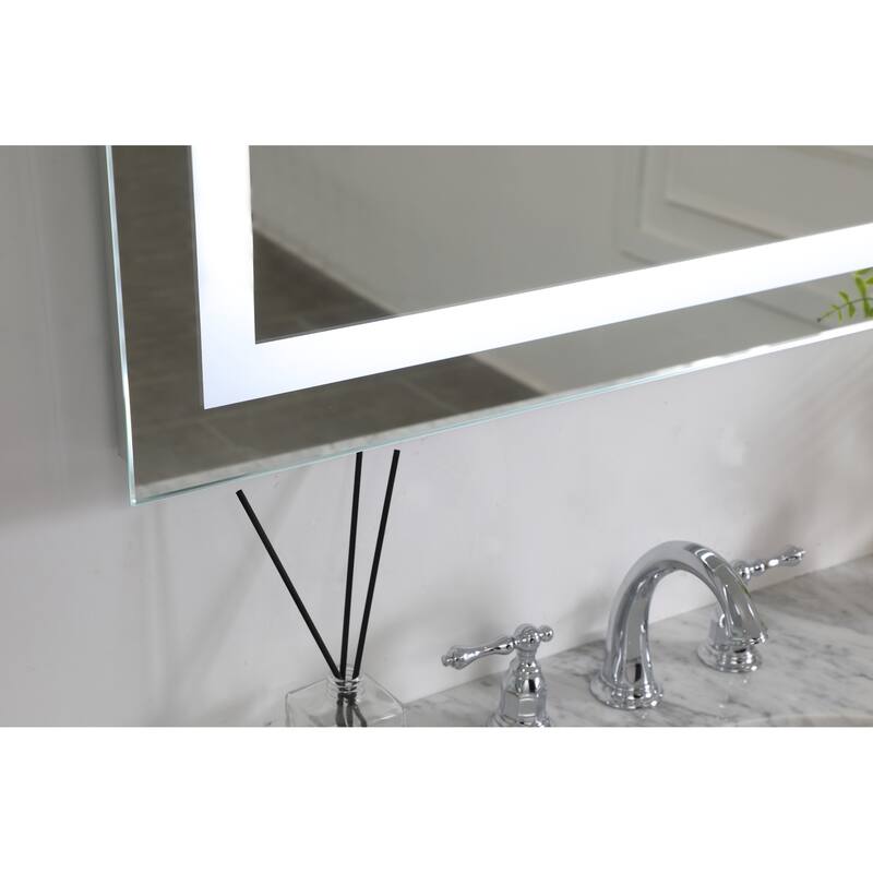 Elegant Lighting Helios 40" x 24" Rectangular Frameless Wall Mounted