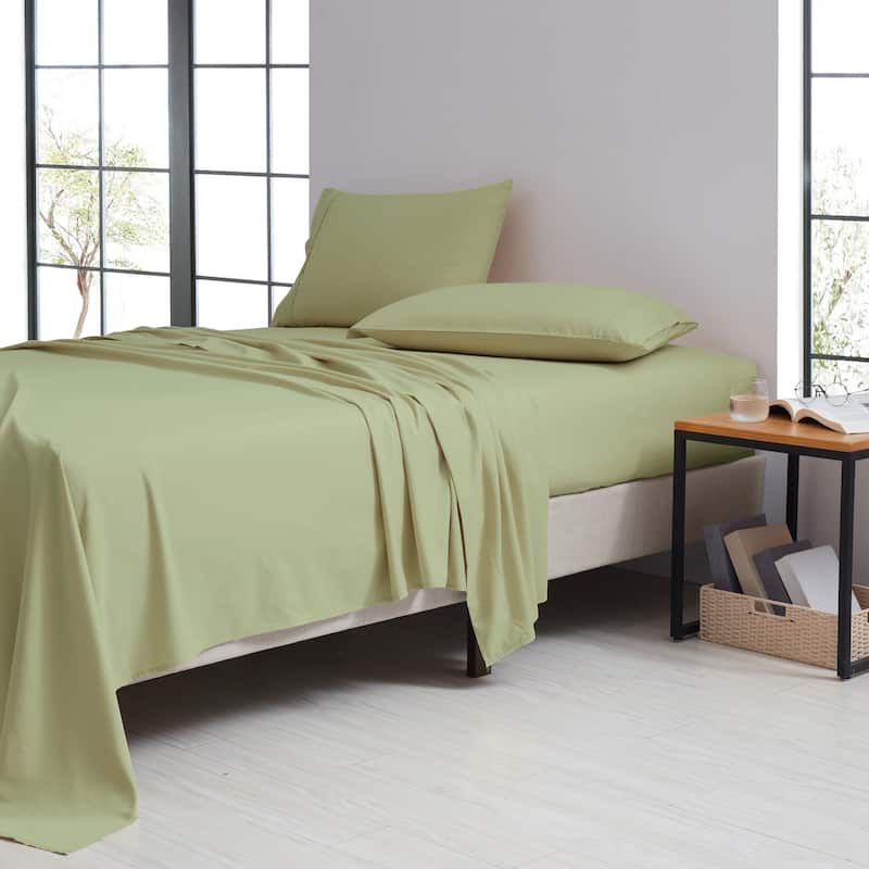 Rayon 4 Piece Luxury Solid Sheet Set