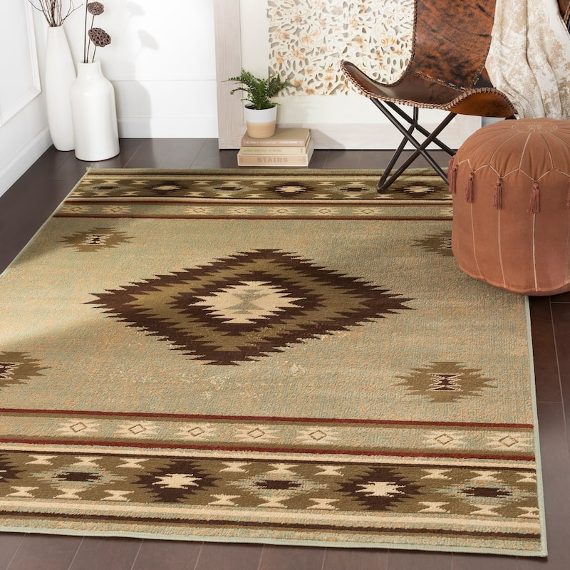 Livabliss Nurzhan Southwestern Area Rug