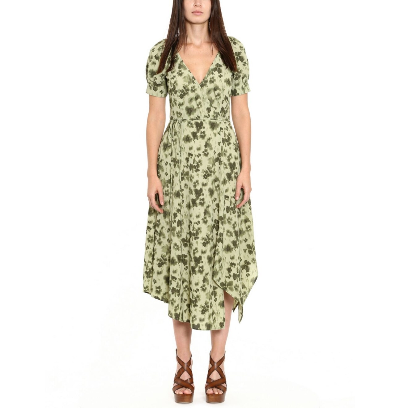 Overstock.com for Michael Kors Womens Printed Medium Wrap Dress | Shop