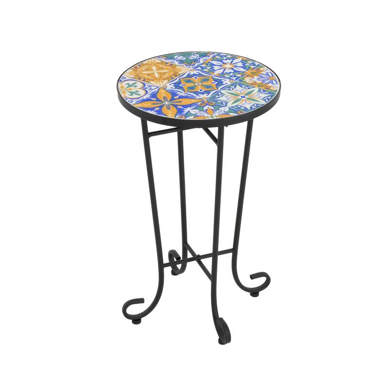 Outdoor Patio Side Table with Weather-Resistant Design‌