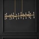 preview thumbnail 4 of 4, SAFAVIEH Couture Collection Harald 56" Metal Chandelier - 50" W x 16" D x 56" H