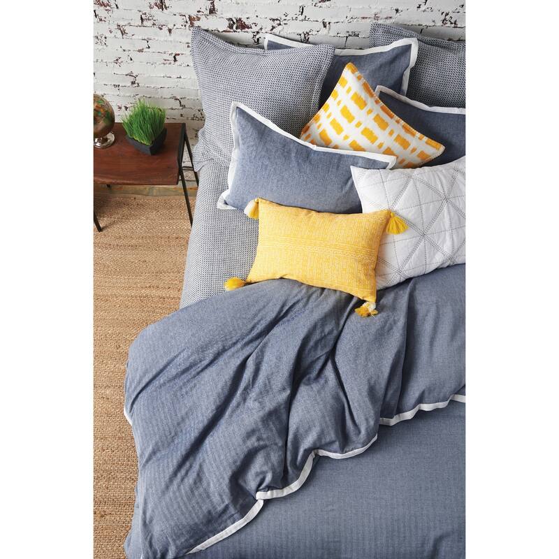 26" x 26" Roscoe Indigo Euro Sham