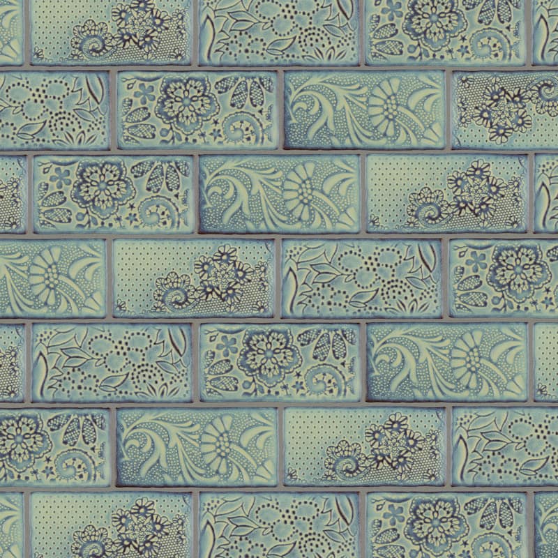Merola Tile Antic Feelings Agua Marina 3" x 6" Ceramic Wall Tile - Case (32 Tiles)