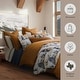 preview thumbnail 4 of 8, Paseo Road Acadia Cabin Bedding Woodland Lodge 3 Piece Reversible Duvet Cover Set with Pillow Shams