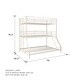 preview thumbnail 15 of 31, Avenue Greene Quinton Triple Metal Bunk Bed