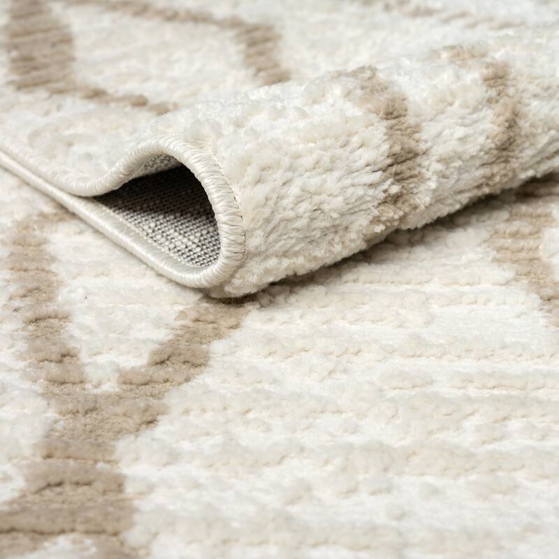 Abani Viva VIV160 Moroccan Geometric Tribal Area Rug