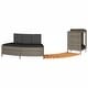 preview thumbnail 18 of 27, vidaXL Hot Tub Surround Bench and Spa Step Poly Rattan and Solid Wood Acacia - 32.3"/44.1" x 17.3" x 1.2"