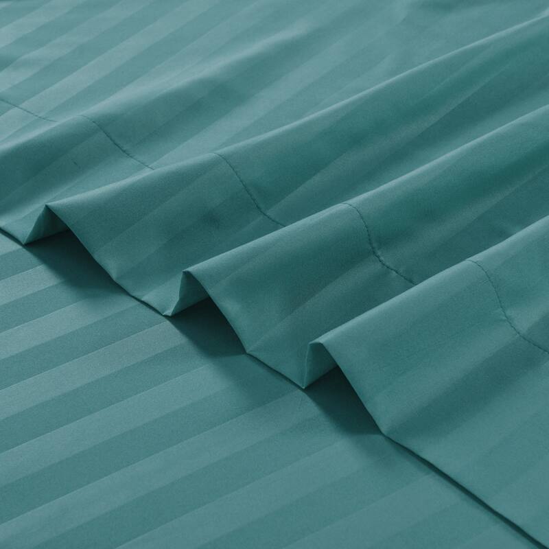 3/4 Pcs Luxury Stripe Bed Sheets Set