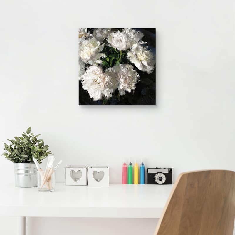 Peony Glow by Tania Bello Canvas Art Print