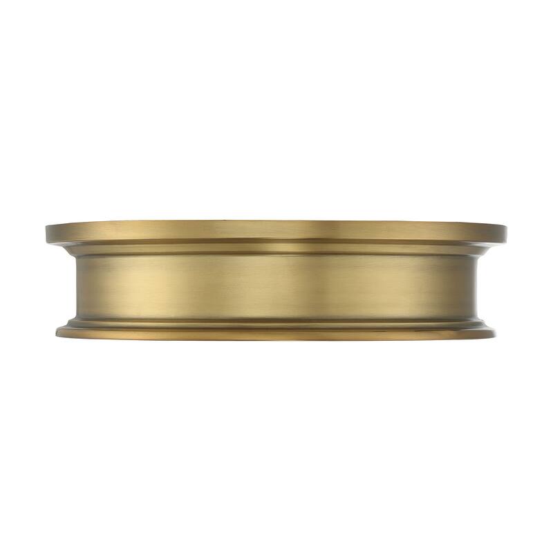 Savoy House Watkins Flush Mounted Ceiling Light in Classic Bronze