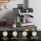 preview thumbnail 19 of 30, 20 BAR Semi-Automatic Espresso Machine with Built-in Grinder Milk Steamer