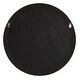 preview thumbnail 5 of 5, Allan Andrews Round Brown Wood Framed Wall & Accent Mirror - 36"D