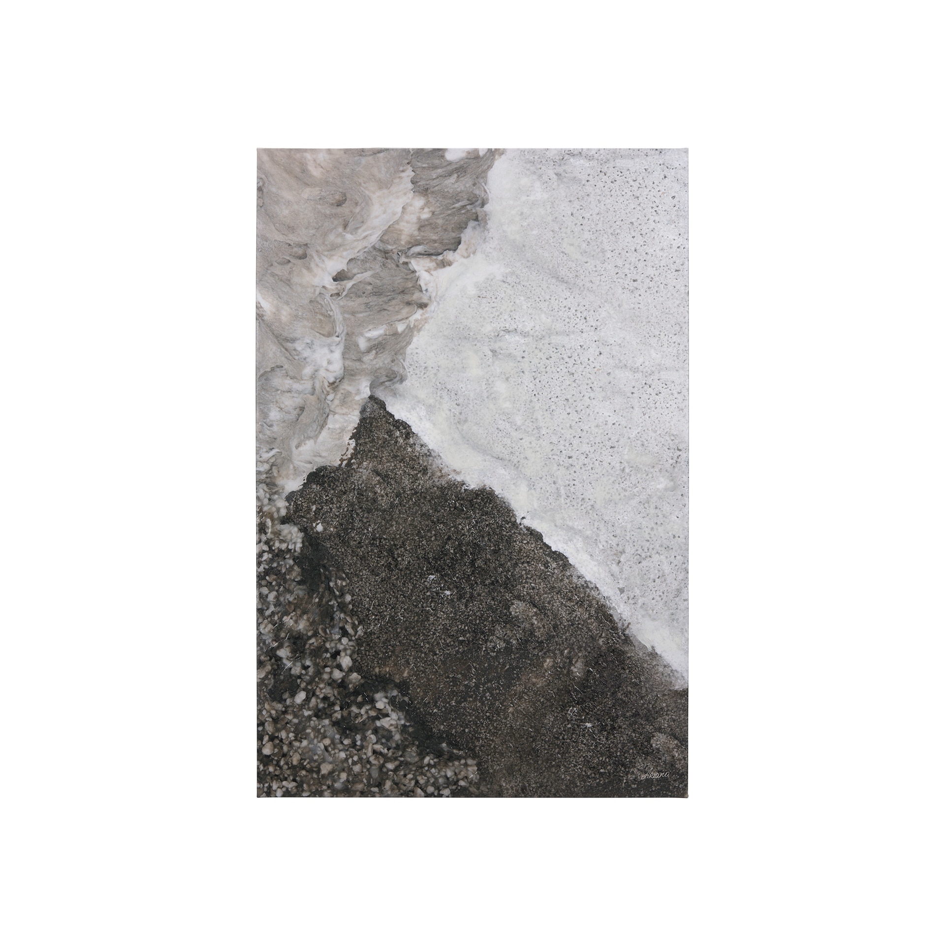 Mudslide IV (28 x 42 ) Canvas Art Print