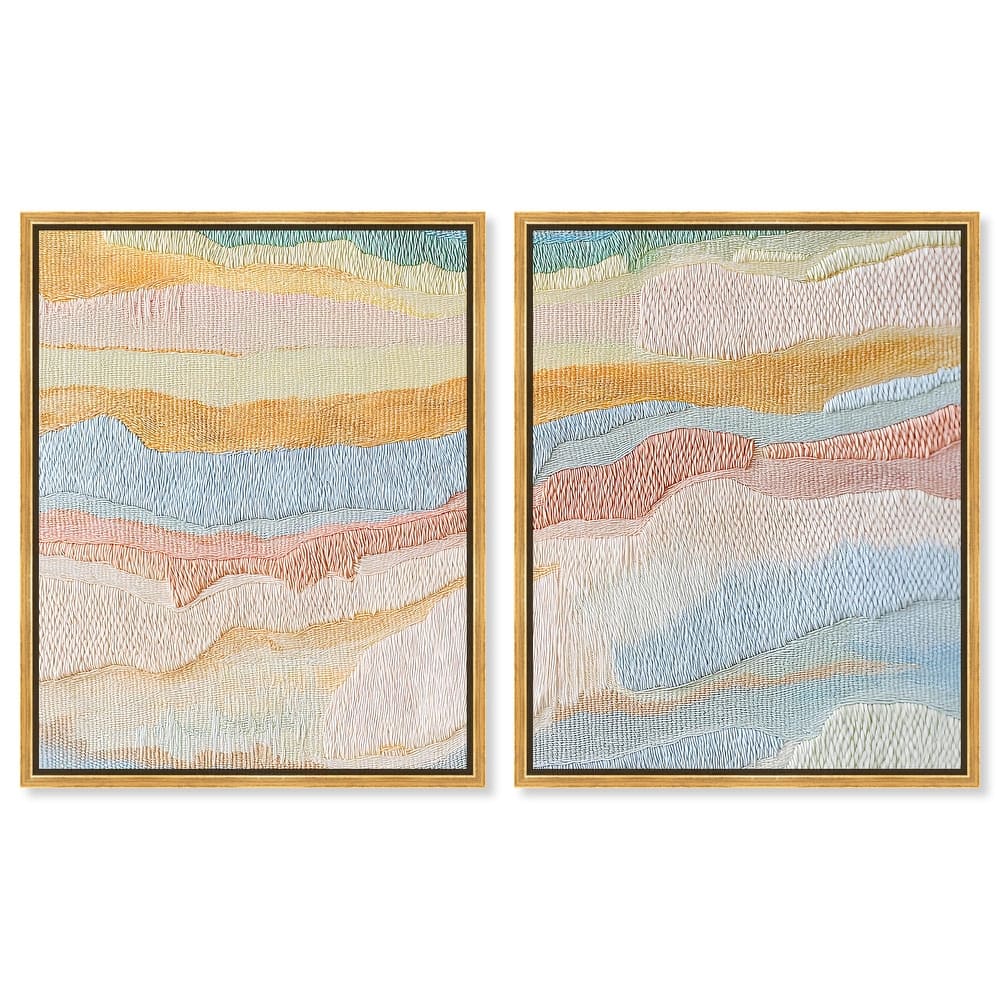 Morning Calm III Canvas Set of 2 by Art Remedy