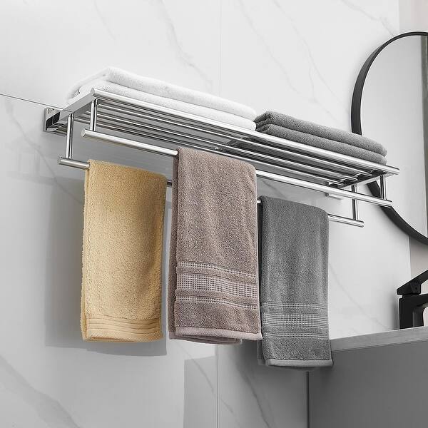 Towel Rod 24 Inch Swivel Towel Rack Bathroom Towel Rack With
