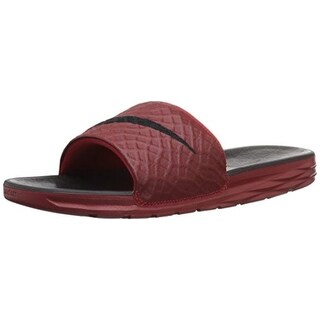 benassi anthracite solarsoft sandals nike slide mens