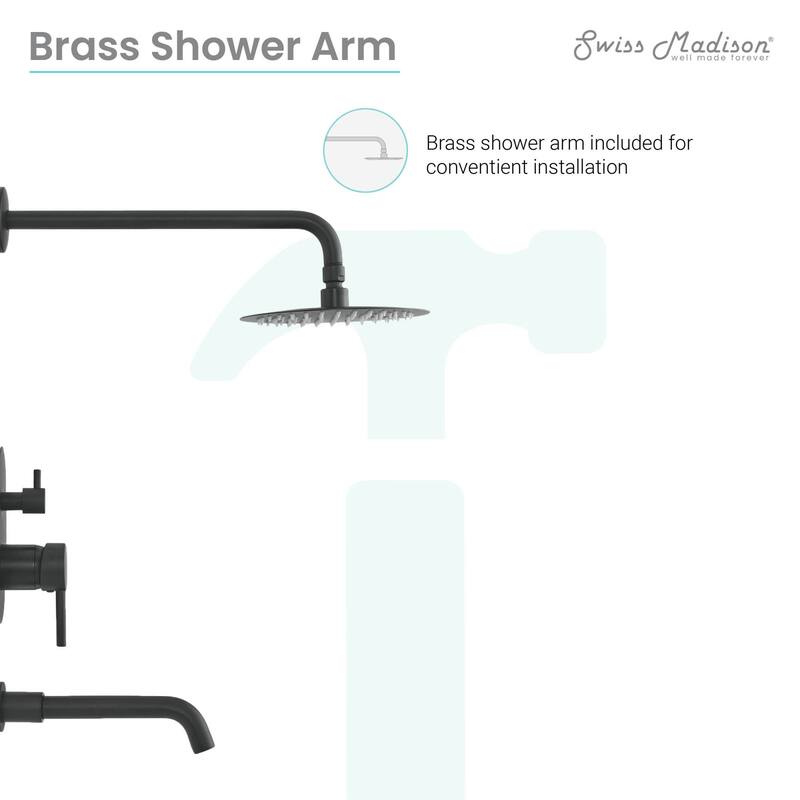 Swiss Madison SM-STF00 Ivy Tub and Shower Trim Package with 1.8 GPM