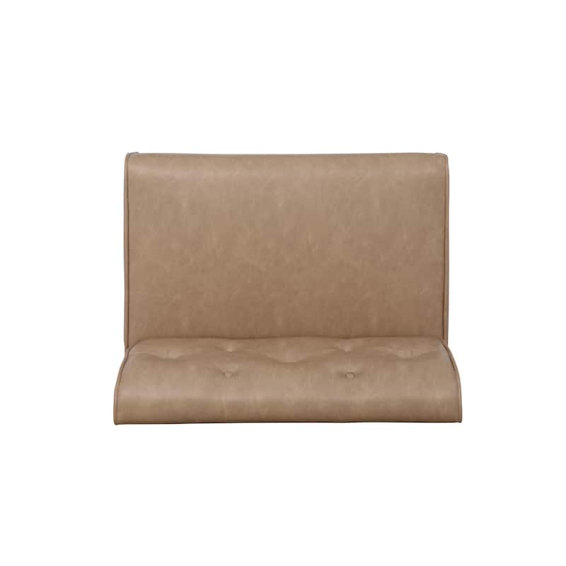 Allard Upholstered/Faux Leather Modern Farmhouse Nook Bench