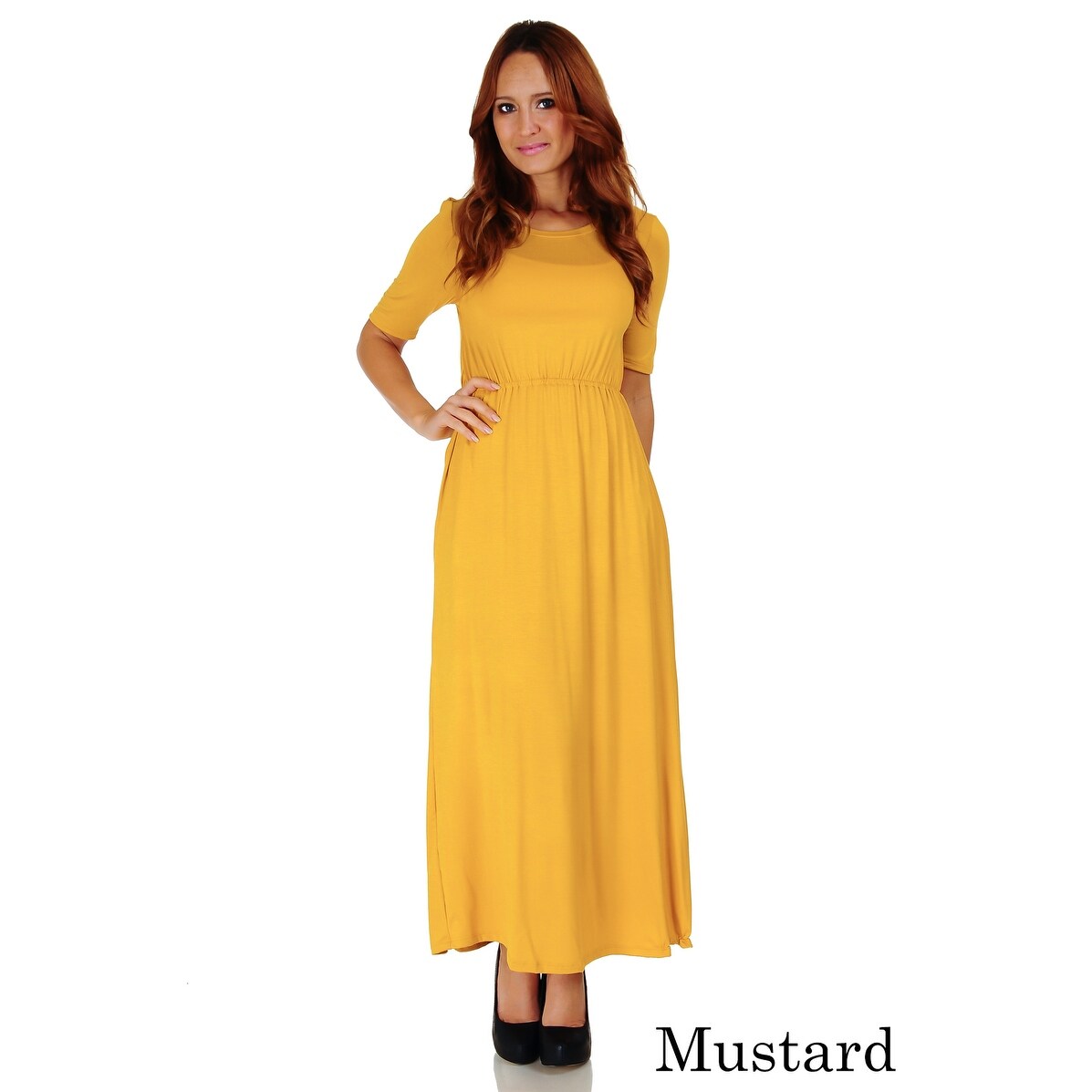 full length dress with sleeves