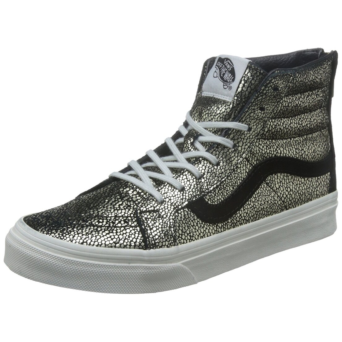 gold glitter vans womens