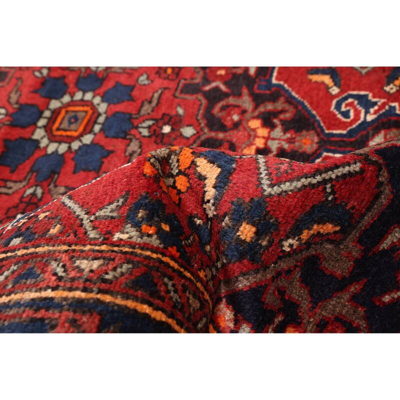 ECARPETGALLERY Hand-knotted Anatolian Vintage Red Wool Rug - 4'1 x 6'4