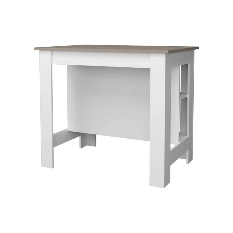 Kitchen Island with Open Storage