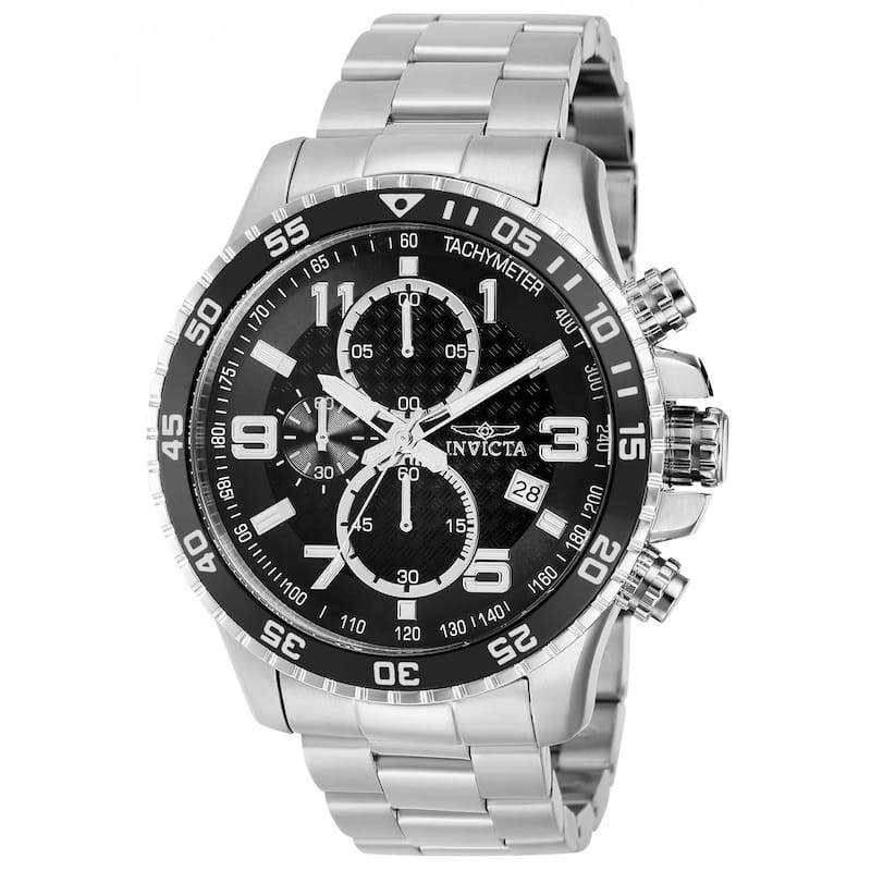 Invicta Men's 37146 Specialty Quartz Chronograph Black Dial Watch