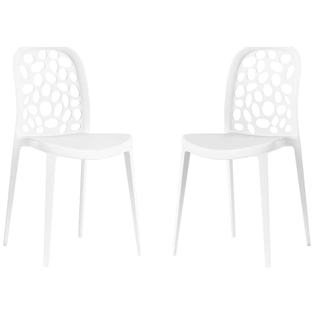 Frond and Form Outdoor Stacking Dining Side Chair (Set of 2)