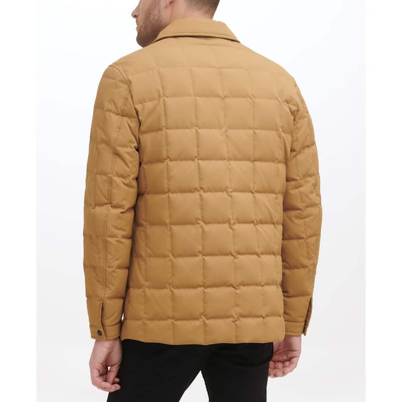 Cole Haan Men's Box Quilted Shirt Jacket