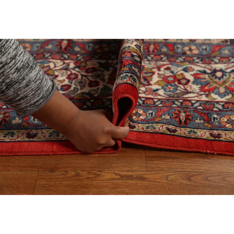 Vintage Vegetable Dye Lilian Persian Area Rug Hand-knotted Wool Carpet - 10'2" x 11'9"