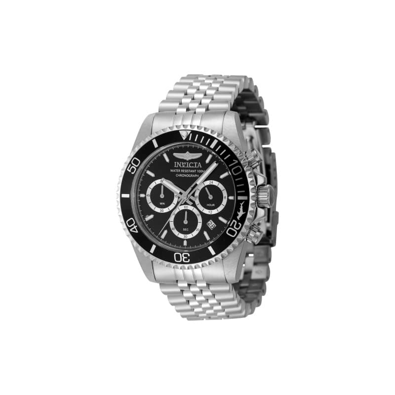 Invicta Men's 48381 Pro Diver Quartz Chronograph Black Dial Watch