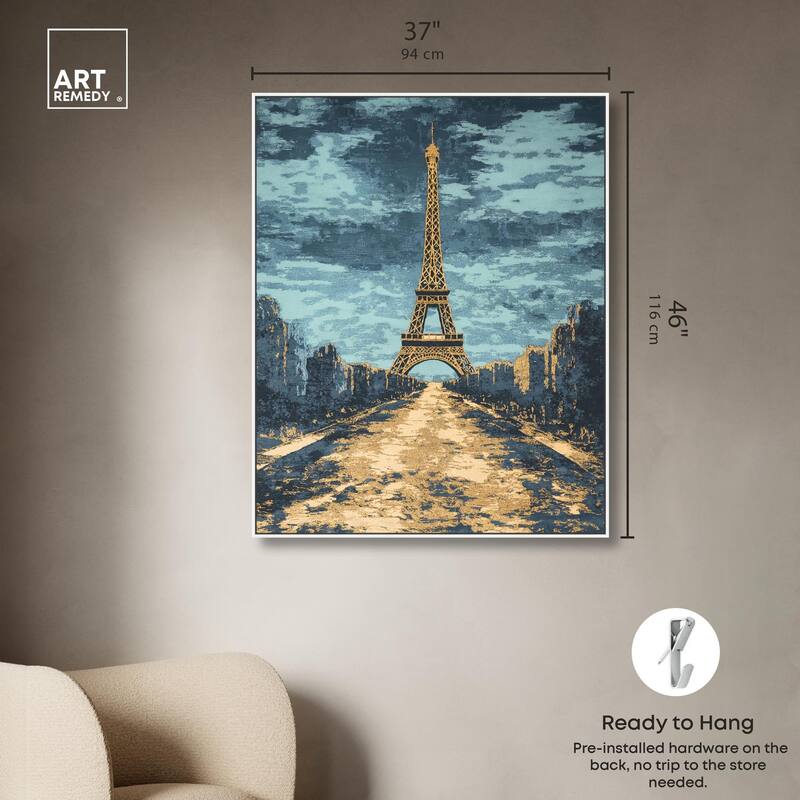 Textured Paris Embroidery Canvas by Art Remedy